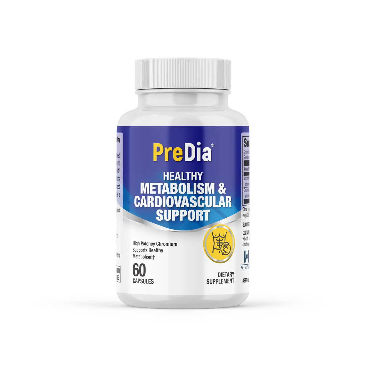 PreDia - Healthy Metabolism & Cardiovascular Support Health - (Chromium 200mcg)