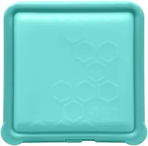 Silicone Food Storage Container – Big Bee, Little Bee SoftShell Reusable Clamshell Container, Snap-Close Design, Leak-Resistant, Microwave & Dishwasher Safe