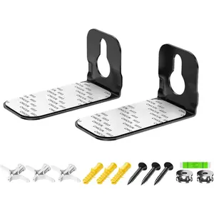 notiela Soundbar Mount Shelf for Samsung, Sony, LG, Vizio, Bose, Onn and More Soundbar Wall Mount Bracket - Sound Bar Mounts Under TV Mounting Bracket