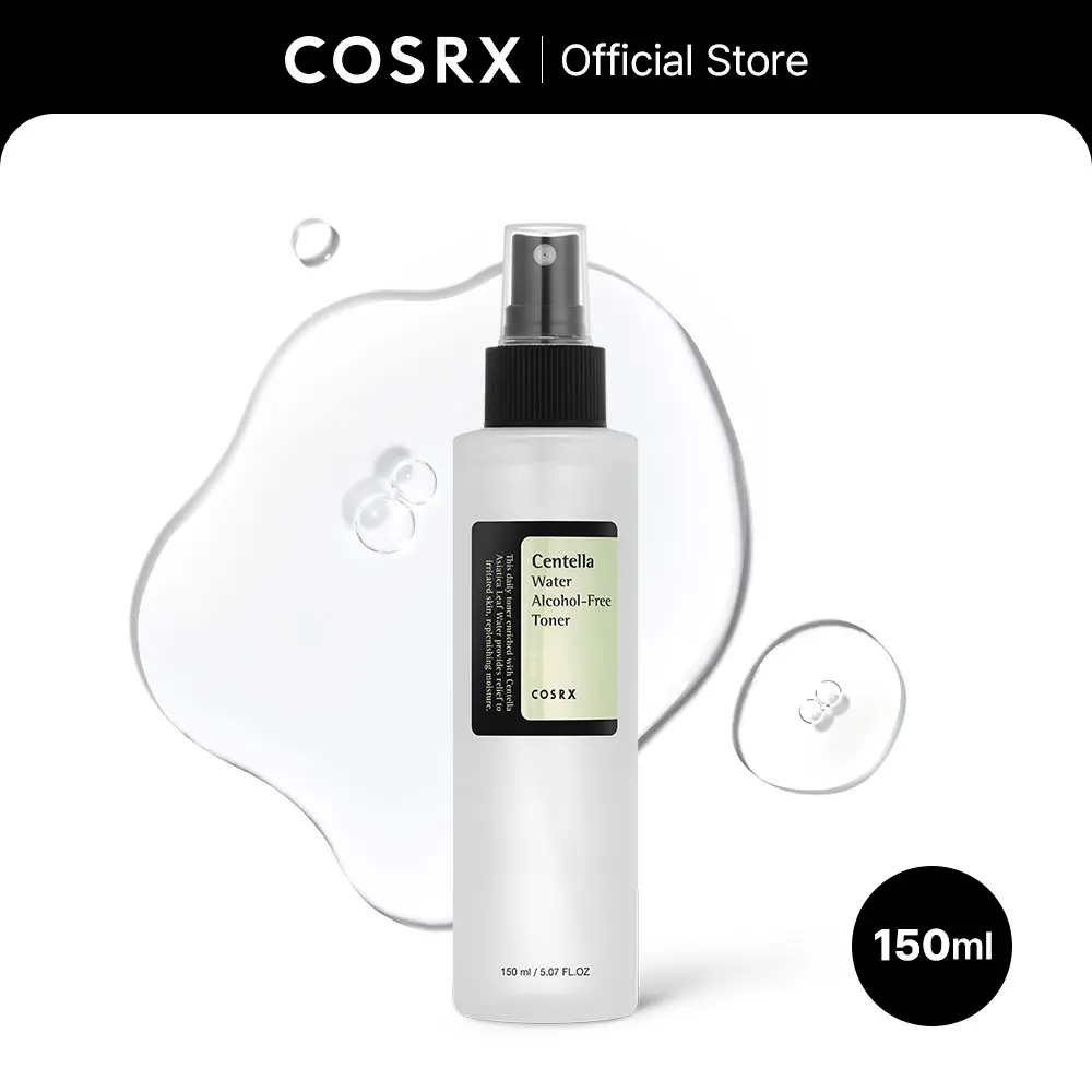 [COSRX Official] Centella Mineral Water Alcohol-Free Facial Toner (150ml Bottle) - Daily Calming Beauty Product for Adult Sensitive Skin, Redness Relief