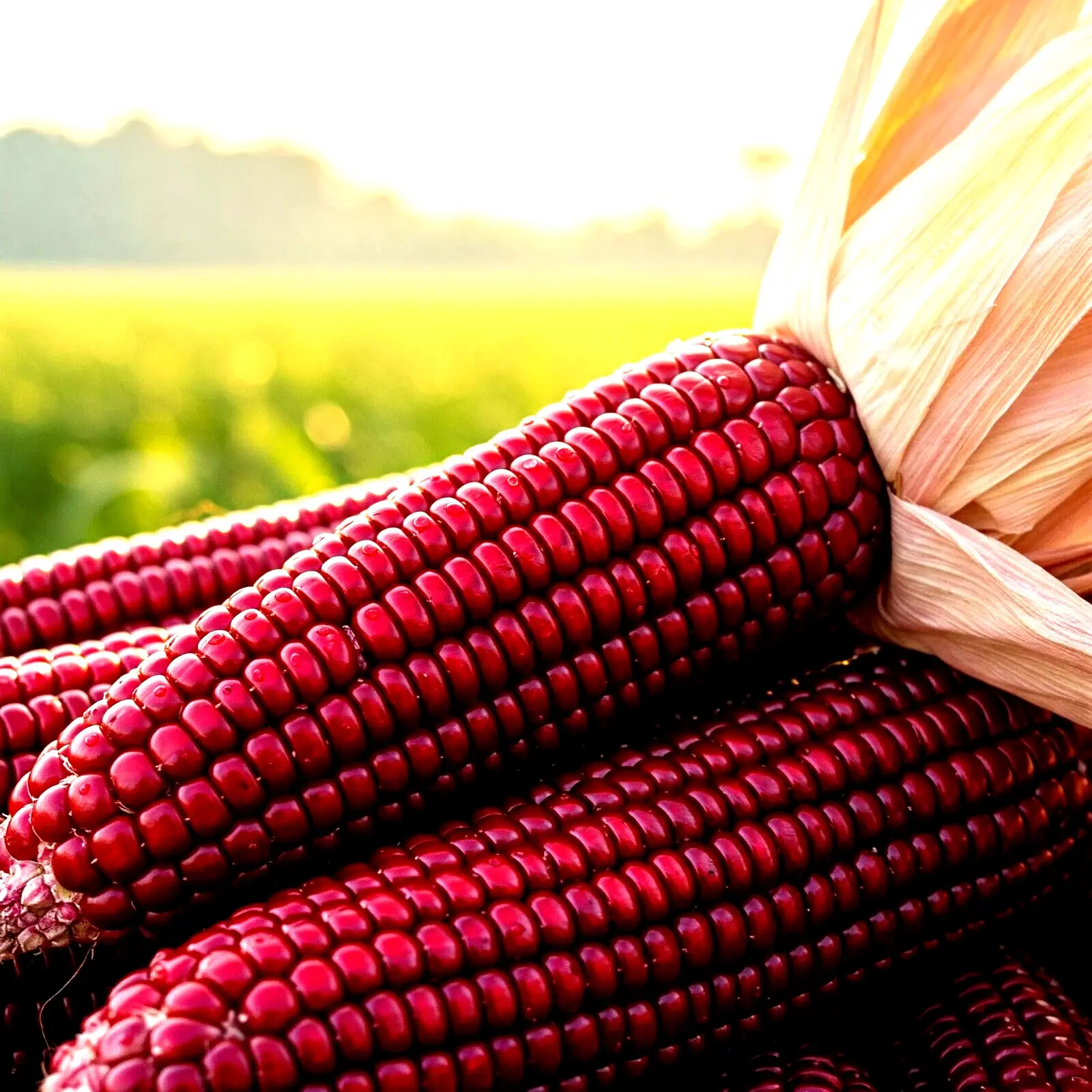 100+ STRAWBERRY RARE RUBY CORN SEEDS RED HEIRLOOM NON-GMO POPCORN