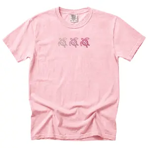 Embroidered Turtle Shirt, Summer Tshirt, Sea Turtles Tshirt