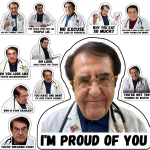 Dr Now Magnetic Refrigerator Magnets Set, Fun Dr. Nowzaradan Quotes, Strong 7.62cm X 7.62cm Fridge Accessories, Magnets For Fridge, Home Decor, Refrigerator Magnets Decorative, Refrigerator Decorating Magnet, 12 Pieces