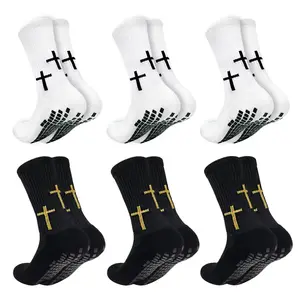 Men's Adults' 2-6 Pairs Cotton Athletic Crew Socks, Cushioned, with Arch Compression for Secure Fit, White & Black Options,summervibes