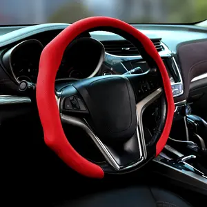 Napa Nappa Leather Steering Wheel Cover New Quick Turn Non-Slip Breathable Ultra-Thin Universal Grip Cover Suitable for Four Seasons car accessories Car Gifts