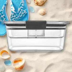 Rubbermaid Brilliance,5pc,4.7 Cup,Food Storage,Trending Kitchen Essential,TikTok Hot Sale,BPA-Free Clear Containers