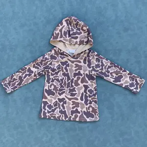 Kids camouflage kids boys hunting hoodie top