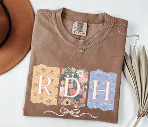 Dental Hygienist T-Shirt - Comfort Colors Gift For Pediatric Dental Squad Dental Office Team