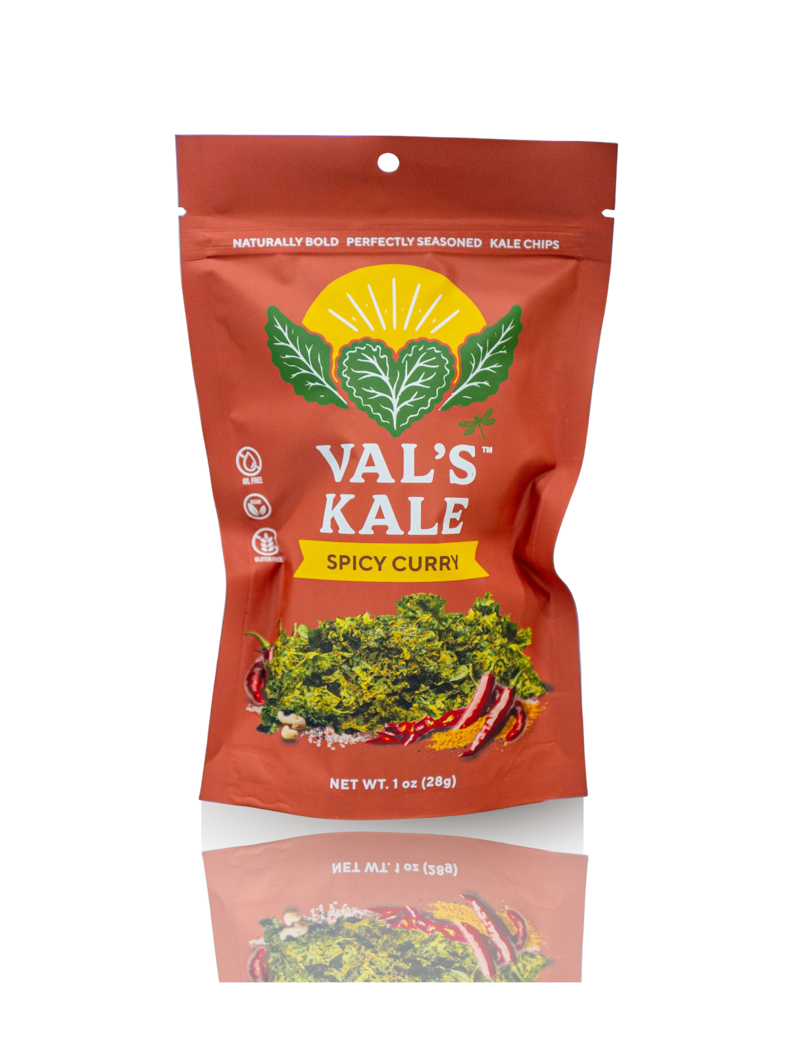 Val's Spicy Curry Kale Chips