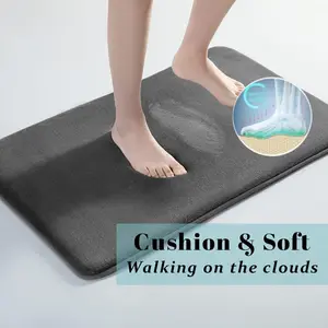 SONORO KATE Rugs, Ultra Absorbent & Non-Slip Memory Foam