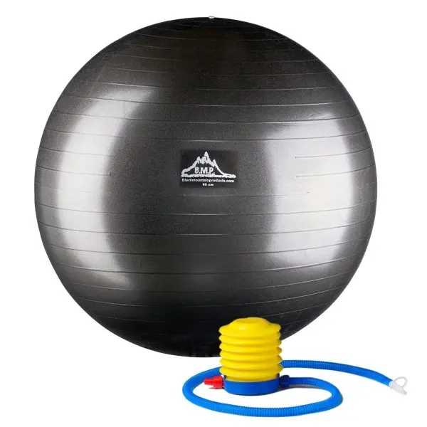 212 MAIN Blue 75 cm Dense-Wall Gym Ball - Sports & Outdoor Balance Training Equipment for Core Workouts, Weight Training, Fit at Home Fitness, Muscle Strengthening Exercise Balls & Accessories, Fitness Training
