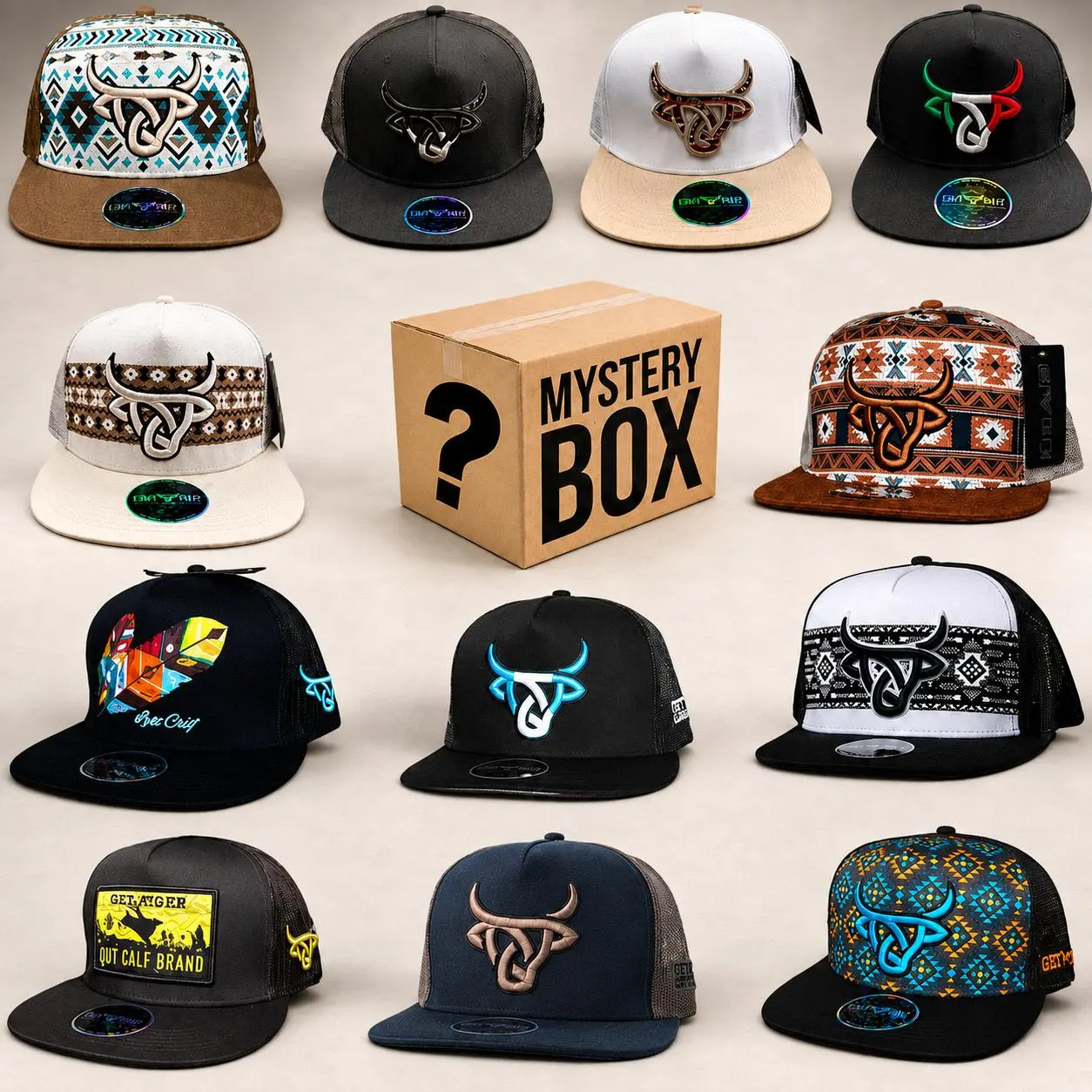 [BEST 2026] [ BEST 2026 ] Random sent Collection Lost Calf Hat, Tribe Flat Hat, Gorra Lost Calf Original Arrow Flat Negra Hat, Hervey Flat Hat Koda Flat White/Brown Mesh Back Snapback Hats Western