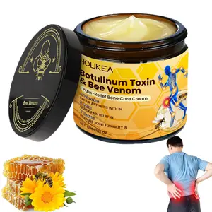 Botulinum Toxin & Bee Venom-Relief Bone Healing Cream, Professional Bee Venom Cream, Natural Joint Relief Gel, for Neck,Waist,Back Hand Feet and Leg - 2.11OZ