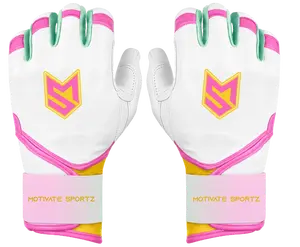 Motivate Sportz City Connect Series Baseball/Softball Batting Gloves - Top-Quality Materials for Grip Comfort & Durability - Custom Fit for Enhanced Performance