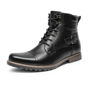 Bruno Marc [PHILLY-3] Men's Motorcycle Combat Boots With A Casual Vibe