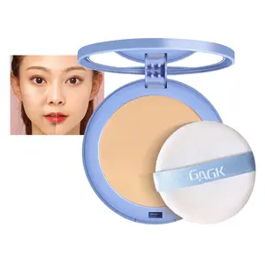 GAGK Matte Perfection Pressed Powder, Oil Control Face Pressed Powder,Matte Smooth Setting Powder Makeup,Waterproof Long Lasting Finishing Powder (#01 CLASSIC IVORY)