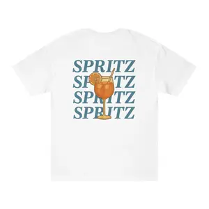 Aperol Spritz Aesthetic T-Shirt |   Summer Tee |   Unisex Retro Drink Shirt For Beach, Brunch & Vacation Vibes, For Men And Women Summer Y2K Outfit