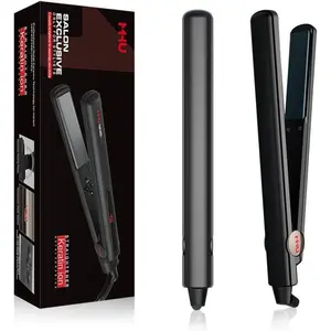 Ceramic Keratin Ion Hair Straightener | 30s Fast Heat 450°F | Adjustable Temp Flat Iron | Auto Shut Off & Memory Function | 360° Swivel Cord | Black
