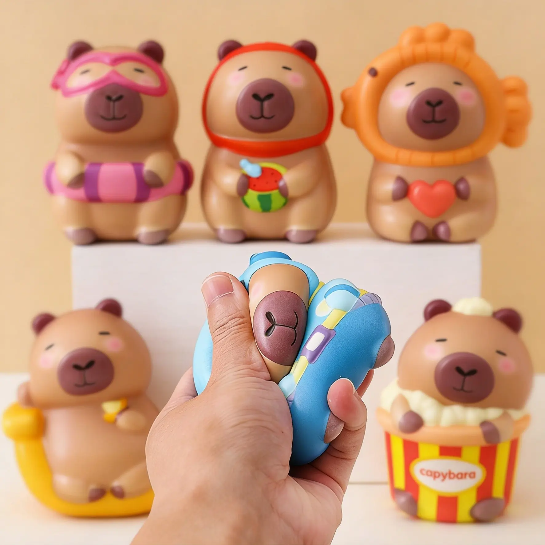 Cute Animal Decorations, Durable Rubber Material, Perfect Party Gifts, Classroom Rewards, Holiday Basket Fillers, Birthday & Valentine's Day Presents, Decor Figurine, Cute Figurines, Cute Figures