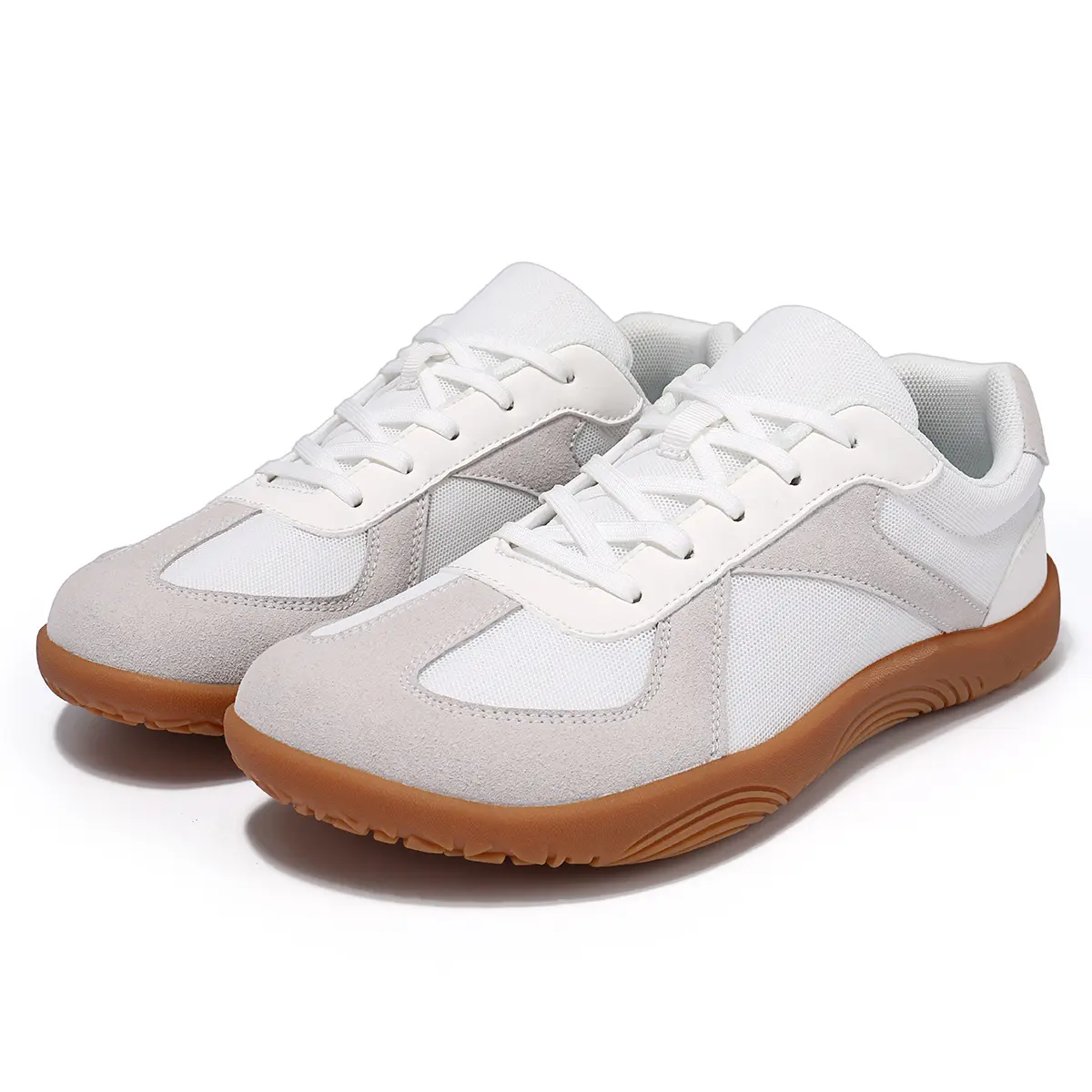 Men's Army Training Shoes Lace Up Casual Trainers Breathable Lightweight Non-Slip Sneakers Comfortable Running Style Shoes