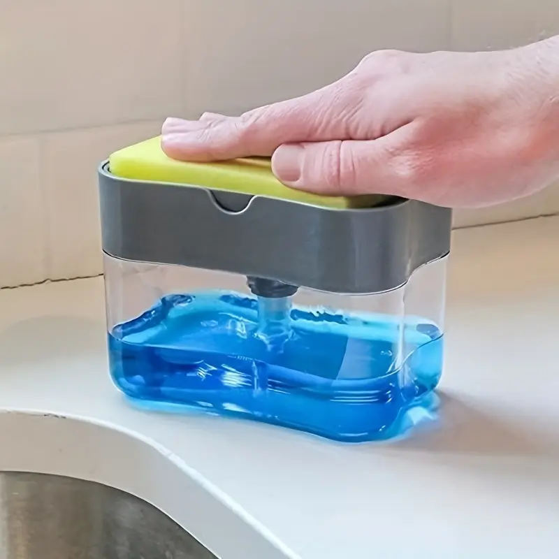 1pc Kitchen cleaning semen dispenser, automatic liquid addition, dishwashing brush, soap dispenser box, Soap Pump Dispenser, Soap Container, Plastic Soap Dispenser