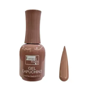 Fantasy Nails Capuchino  Gel Polish 15ml - Long-Lasting Nail Color for Maximum Pigmentation