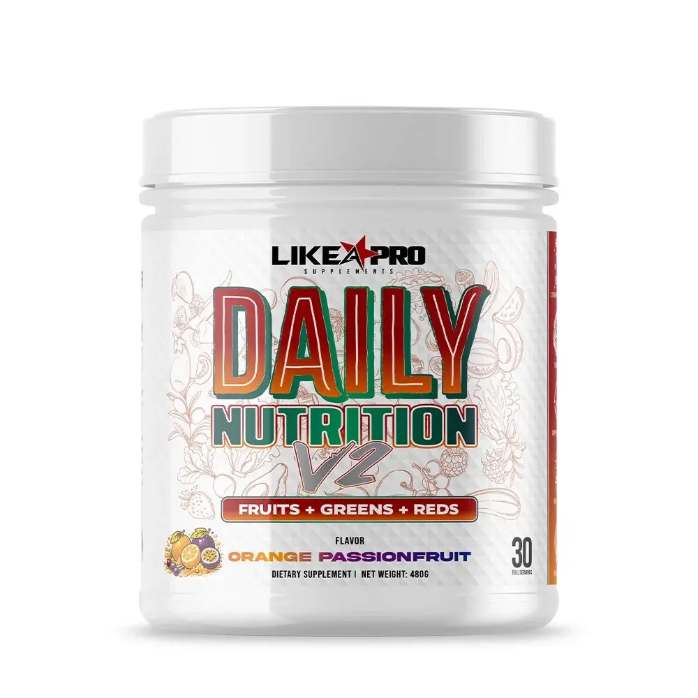 Simply Potent LIKE A PRO Daily Nutritional Vitamin Supplement - 30 Servings, Sugar-Free, Plant-Based Fruit Green & Red Blend, Immune Defense, Digestive Health, Bloat Begone, Antioxidant, Brain Health, Energy, Fiber-Infused, Natural Ingredients, Fiber Food
