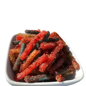 8 Oz Sour Straws Punch Enchilados Treats Flavor Fruit Chewy Colorful Candy