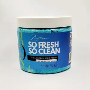 Lucretia's Body Oils and Sprays So Fres So Clean Whipped and Creamy Sugar Scrub. Our moisturizing sugar scrub is silicone free, organic, free from toxins, and moisturizing Nourishing Jojoba Fragrance Skin Repair Smoother