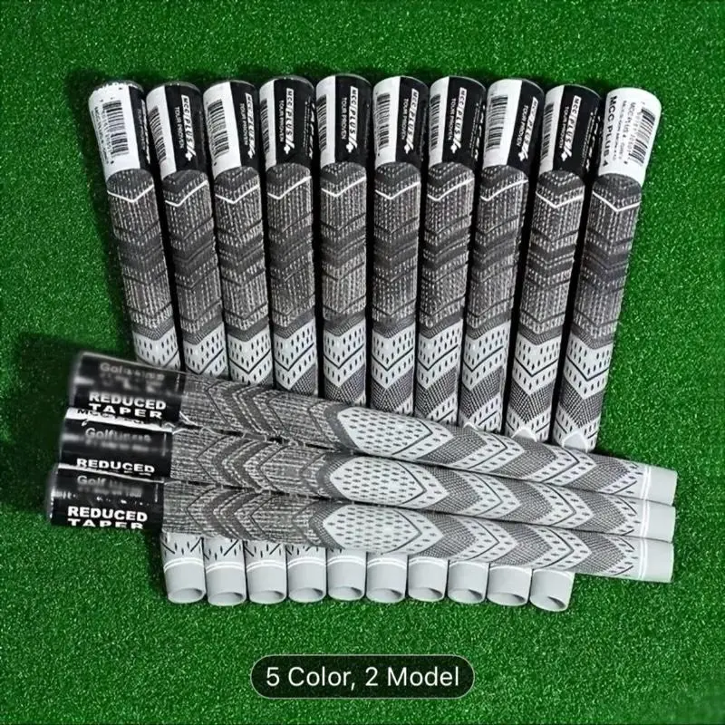High-performance Golf Iron Grip, 13pcs/set Natural Rubber Enhanced Grip with Durable Anti-slip Design, Professional Golf Club Grip for Men & Women Standard Mid-Size Golf Club Grip Set new jumbo golf grip golf hybrid set swag Waterproof golf head covers