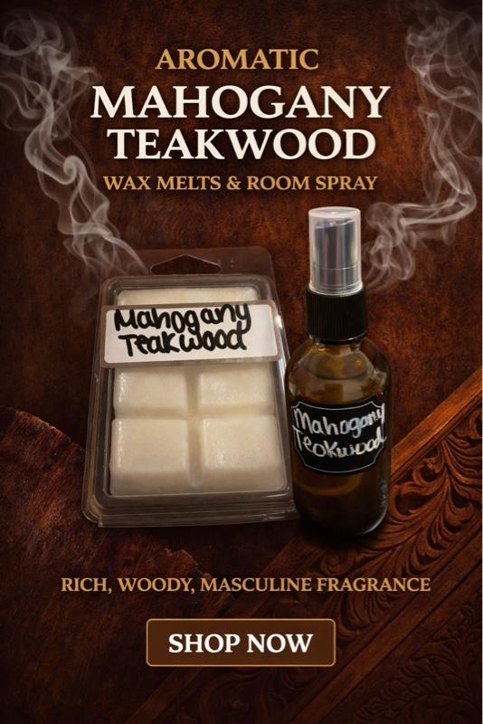 Teakwood Room Spray - Rich Woody Masculine Fragrance for Home Aroma Enhancement