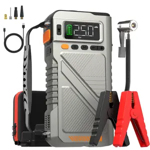 8000A (ALL Gas/12.0L Diesel) Geeneu Portable Car Jump Starter with Air Compressor,Car Battery Jump Starter with 150PSI Tire Inflator, 12V Car Battery Jump Power,Power Bank With LED Light, Automotive Tool Kit Auto Accessories Vehicle
