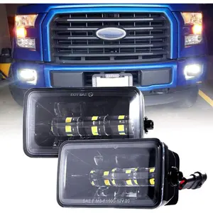 Applicable to 2015-2020 Ford F150, 2017-2019 F250 F350 F450 F550 Super Duty Truck Upgraded LED Fog Lights, 4inch LED Fog Light Assembly Kit, 36W Waterproof Bumper Light Set - 1 Pair