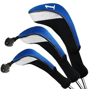 1 Set Golf club cover, golf accessories, golf gifts. Golf club cover, putter cover, protective cover, club head. Suitable for indoor/outdoor training, suitable for golfers of all skill levels.