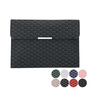 15.6 Inch Laptop Sleeve Padfolio Document Organizer for Laptop MacBook Notebook iPad, Magnetic Closure Slim Scratch-Resistant Portfolio Case for Office School Travel, Gift for Students & Professionals