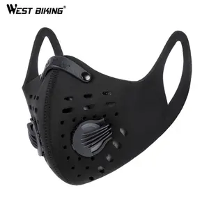 WEST BIKING Mask.Activated Carbon Dust Bike Sports Mask Outdoor Dustproof Mask With Exhalation Valve Cycling Running Dust-proof Bicycle Face Mask, Christmas Present