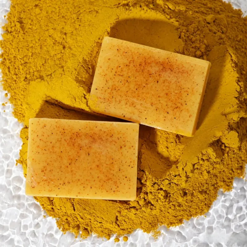 Turmeric Kojic Acid Cleansing Bar - Natural Face & Body Skin Care Soap, Dark Spot Remover, Acne Scar Treatment & Dull Skin Lightener