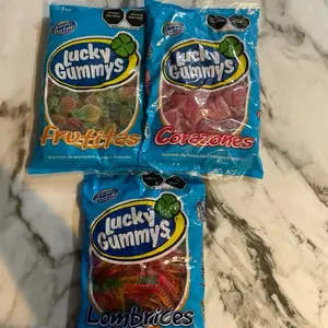 Lucky gummy gummy worms , gummy hart shaped, , fruit shaped gummy made in Mexico