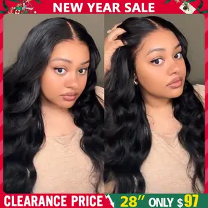 Body Wave Glueless 13x6 13x4 Lace Front Wig 6x4 7x5 Pre-cut Lace Closure Wig Glueless Transparent Human Hair Lace Frontal Wig