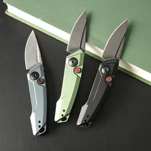 735 Outdoor Folding Knife, Pure Aluminum Handle, CMP154 High Hardness Blade, Outdoor Camping, Driving Fishing EDC Tool, Best Gift