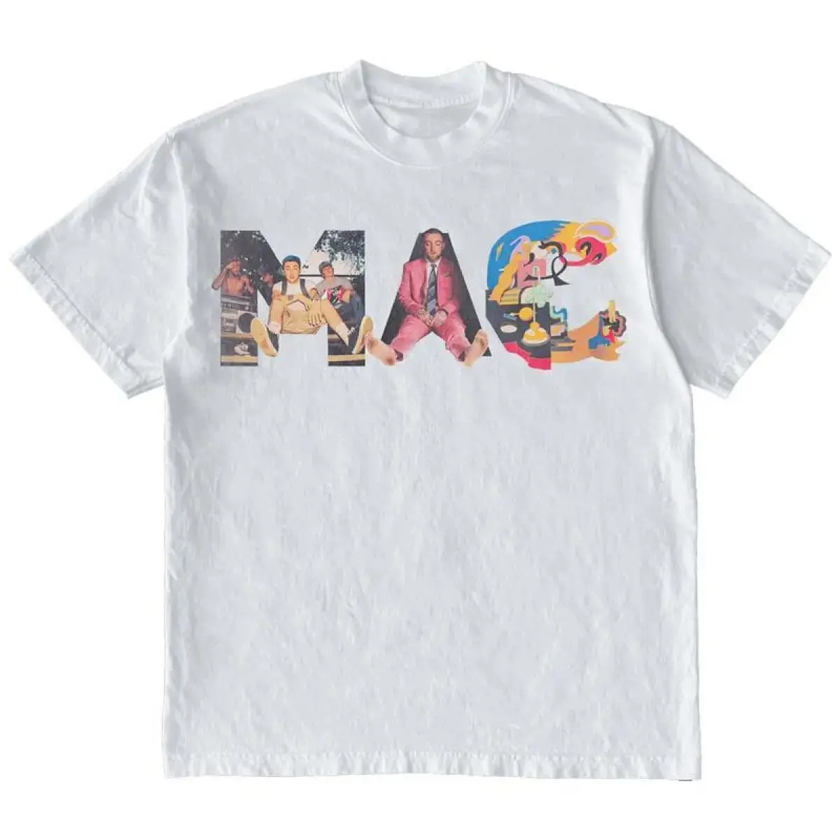 Head Collage Shirt Vintage Rapper, Vintage 90s Music Tee, Unisex  Cotton Short Sleeve, Top menswear, Global Trending Outfits