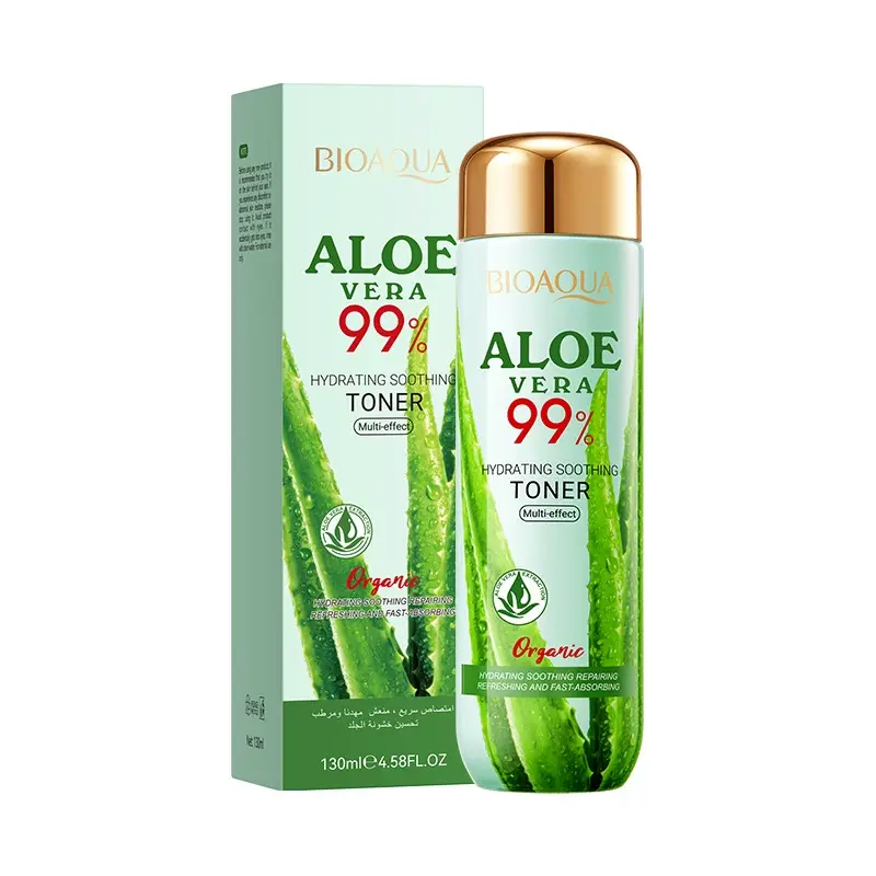 99% Aloe Vera & Hyaluronic Acid Hydrating Facial Toner for Radiant Skin - Soothing Redness Relief & Barrier Repair for Sensitive Skin, Daily Face Moisturizer ,4.58 fl oz