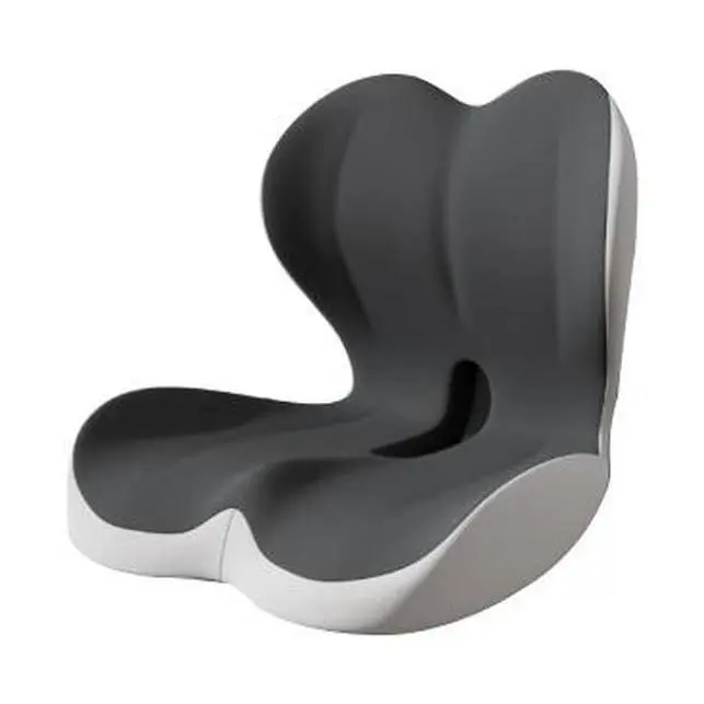 【2026 Upgraded Sturdy Washable Foam Seat Cushion】Foldable, Stable Modern Lumbar Support with Non-Slip Strap, Extra-Thick High Back, Skin-Friendly Design for Office/Car Seat Back-Hip-Leg Pain Relief