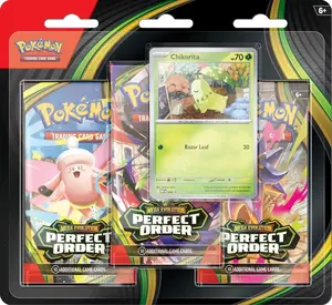 Pokemon Mega Evolution: Perfect Order 3 Pack Blister