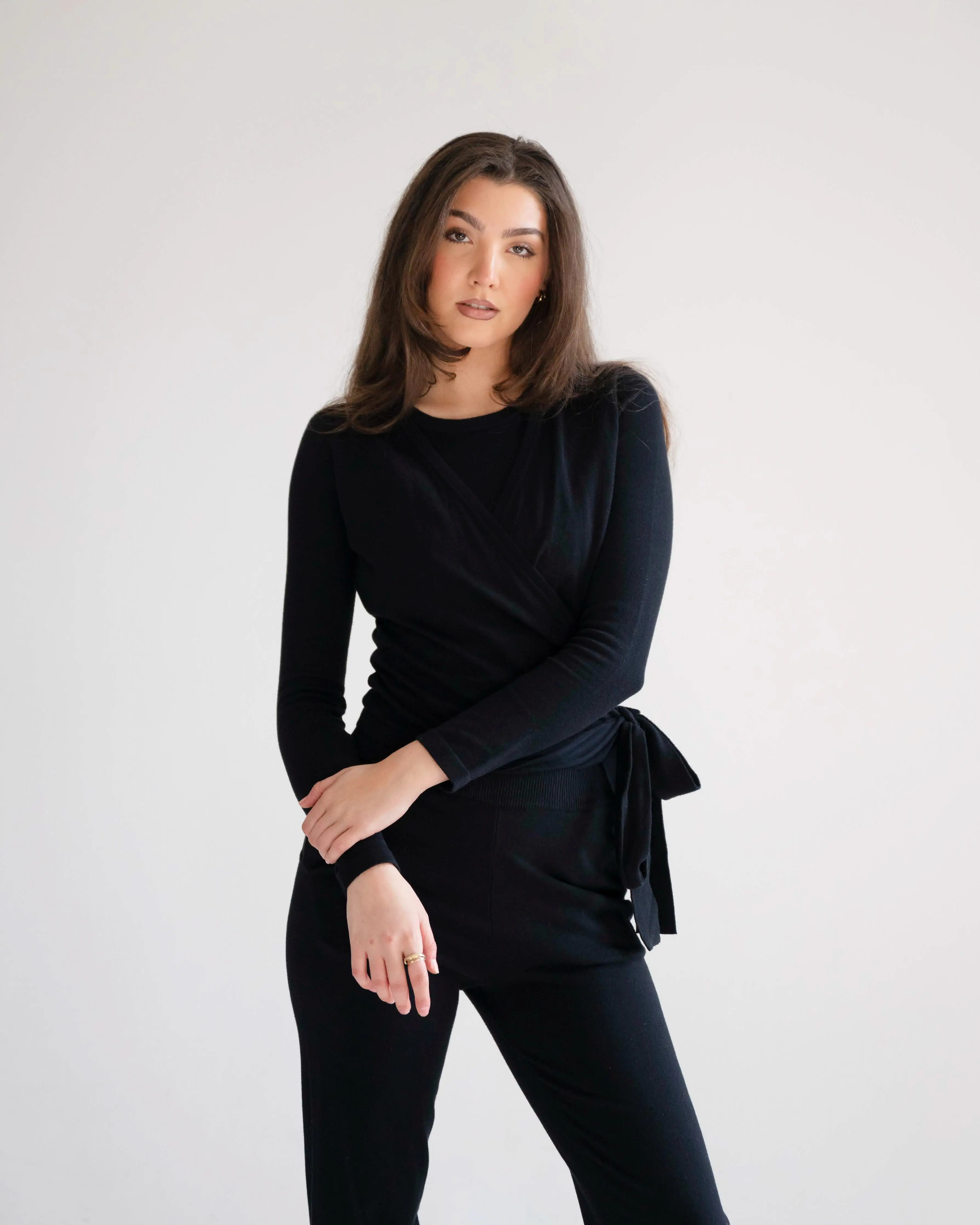 Yasmine Wrap Top