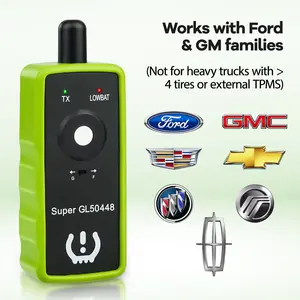 [ONLY for GM & Ford] VXDAS Super GL50448 2-in-1 TPMS Relearn Reset Tool  for Ford & GM | Tire Sensor Activation for F150, Buick, Cadillac, Chevrolet, GMC, Lincoln, Mazda