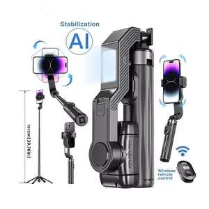 Handheld Gimbal Stabilizer Smartphone Camera Stabilizer Selfie Stick Tripod Stand Wireless Remote for IPhone Android Smartphone Camera Accessories