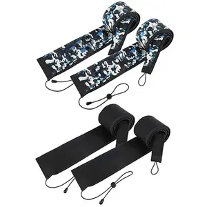 Premium Neoprene Fishing Rod Covers - Floating, Puncture-Resistant, Labeled Protective Sock for Casting, Spinning Rods