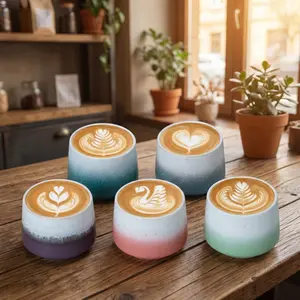 Starry Speckled Luxury Water   Espresso  - Beverage -  Mug，Ceramic  , 4Counts Creative  Mug, Tea , Matcha Latte , Drinkware for Home Kitchen Party Wedding,  Matcha Set retro insulated coffee travel mug cocktail cup cute novelty pottery Ceramic Skeleton