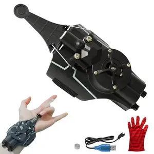 Spider-Man web shooter  Shooter Web Launcher-  Automatic String Launcher with USB Charging - Superhero Role-Play Toy for Kids